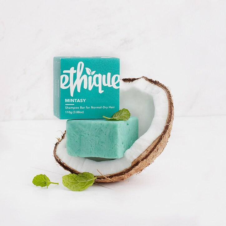 Ethique Mintasy Shampoo Bar For Normal to Dry Hair 110g - BeesActive Australia