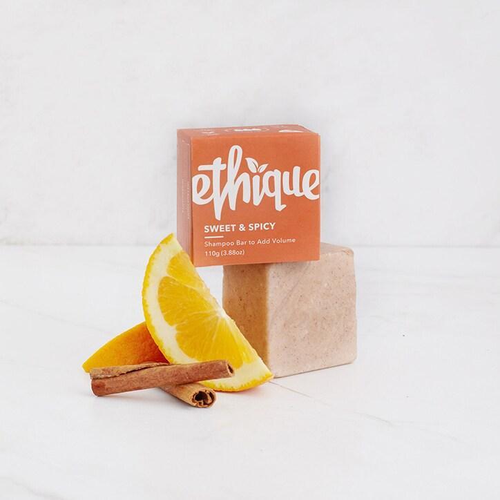 Ethique Sweet & Spicy Shampoo Bar For Added Volume 110g - BeesActive Australia