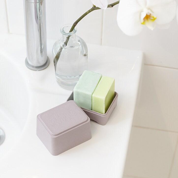Ethique Lilac Bamboo In-Shower Container - BeesActive Australia