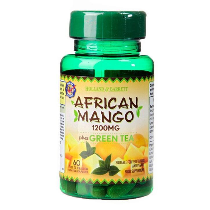 Holland & Barrett African Mango with Green Tea 60 Caplets 1200mg - BeesActive Australia