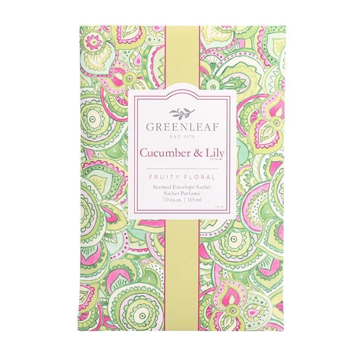 Greenleaf Cucumber & Lily Fragrance Sachet 115ml - BeesActive Australia