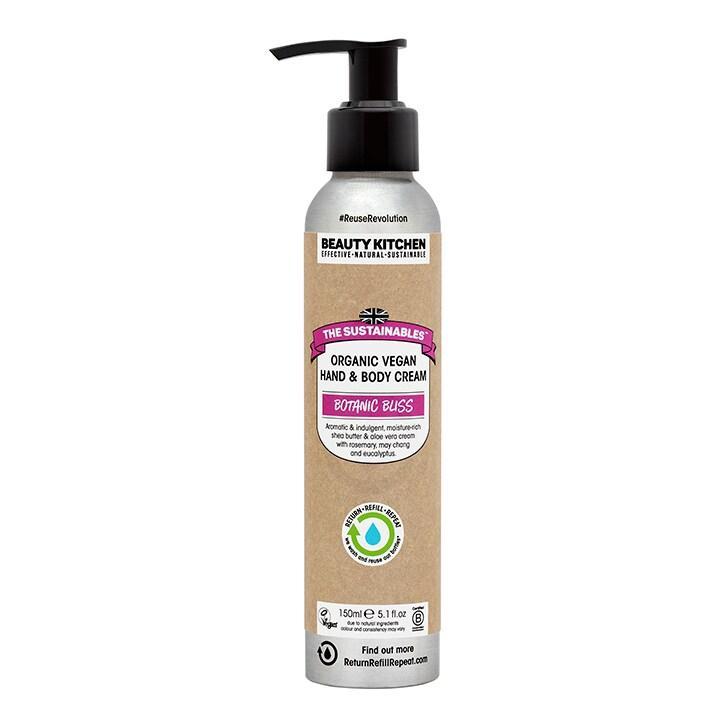 Beauty Kitchen The Sustainables Botanic Bliss Organic Vegan Hand & Body Cream 150ml - BeesActive Australia