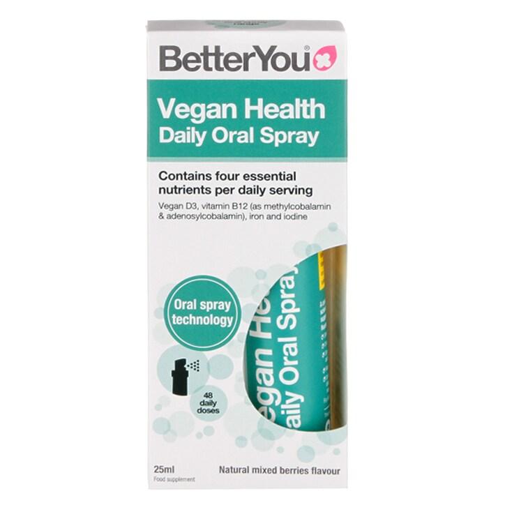 BetterYou Vegan Health Daily Oral Spray 25ml - BeesActive Australia