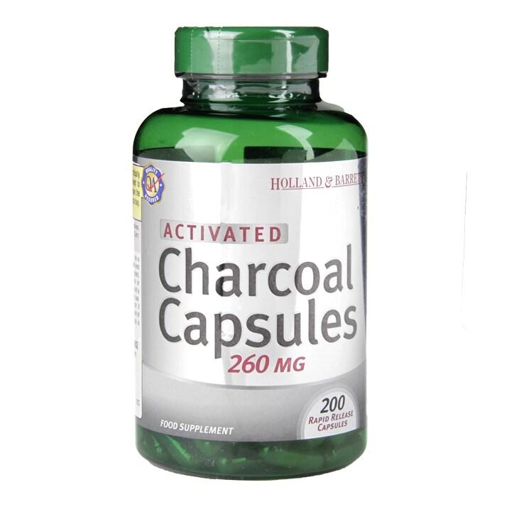 Holland & Barrett Charcoal 200 Capsules 260mg - BeesActive Australia