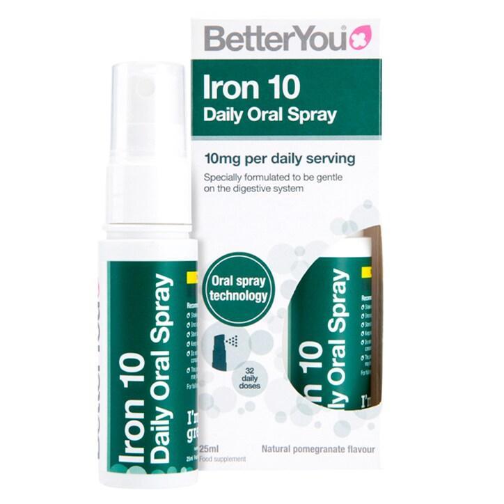 Better You Iron 10 Daily Oral Spray 10mg 25ml - BeesActive Australia