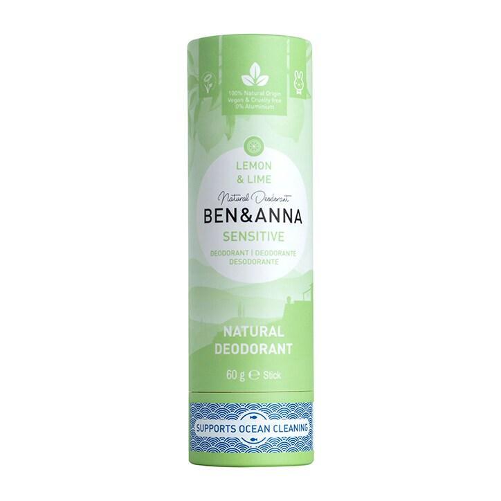 Ben & Anna - Sensitive Lemon & Lime Deodorant 60g - BeesActive Australia