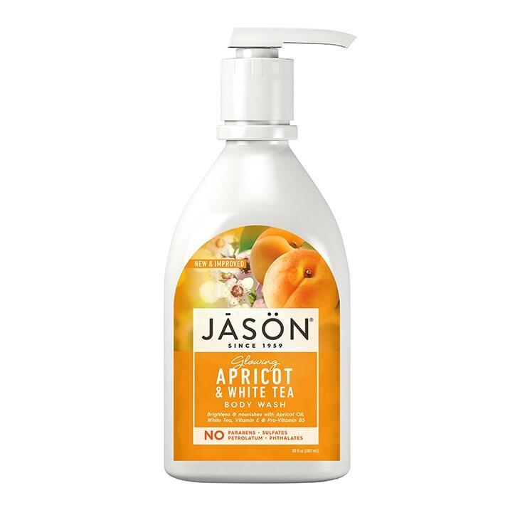 Jason Glowing Apricot and White Tea Body Wash 887ml - BeesActive Australia