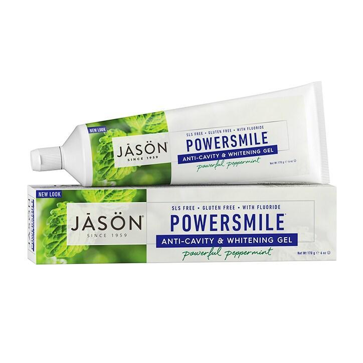 Jason Powersmile Anti-cavity & Whitening Gel - Peppermint 170g - BeesActive Australia