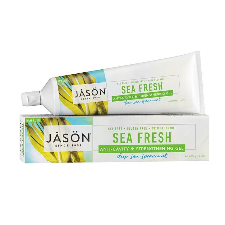 Jason Sea Fresh Anti-Cavity & Strengthening Gel - Deep Sea Spearmint 170g - BeesActive Australia