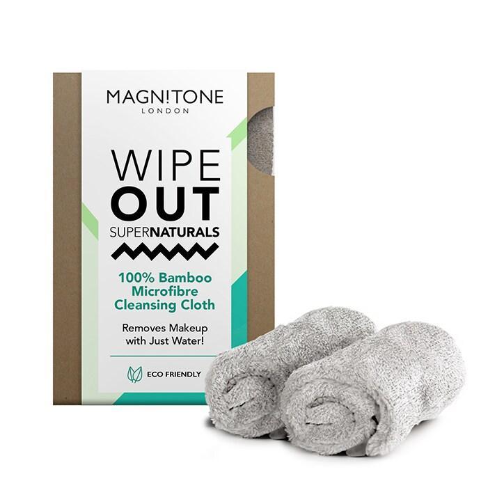 Magnitone WipeOut SuperNaturals Bamboo Microfibre Make-Up Cleansing Cloths - BeesActive Australia
