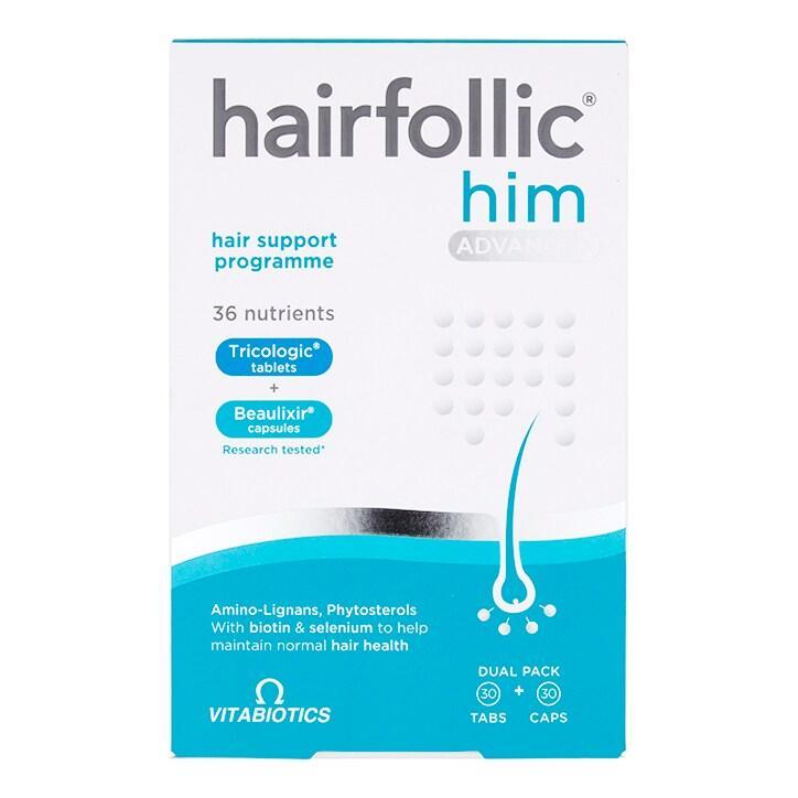 Vitabiotics Hairfollic Him Tablets - BeesActive Australia