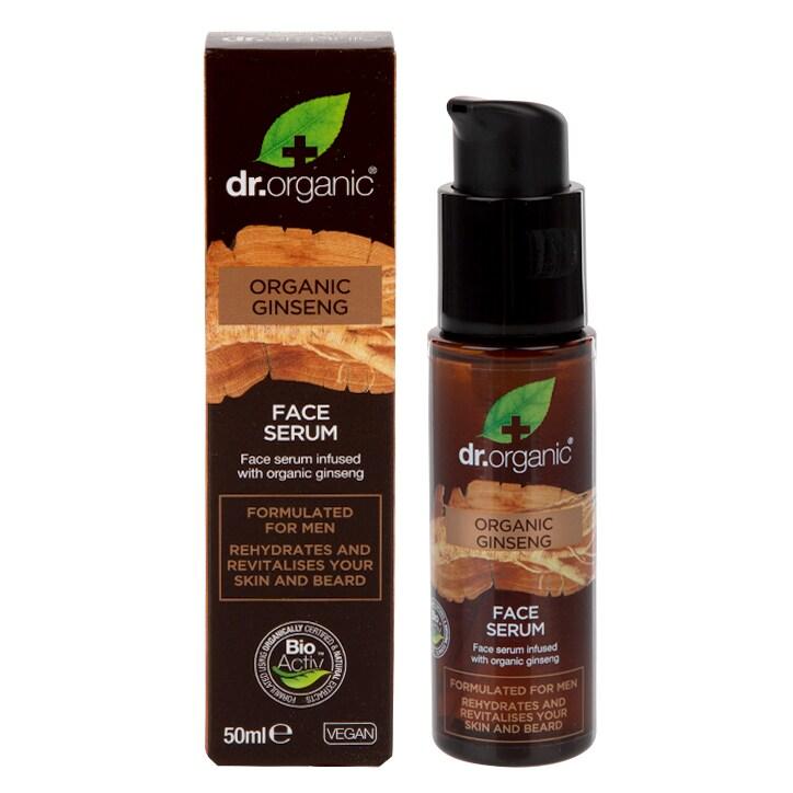 Dr Organic Ginseng Face Serum 50ml - BeesActive Australia