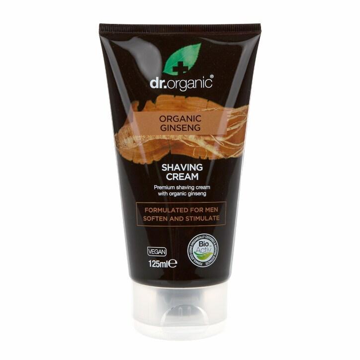Dr Organic Ginseng Shaving Cream 125ml - BeesActive Australia
