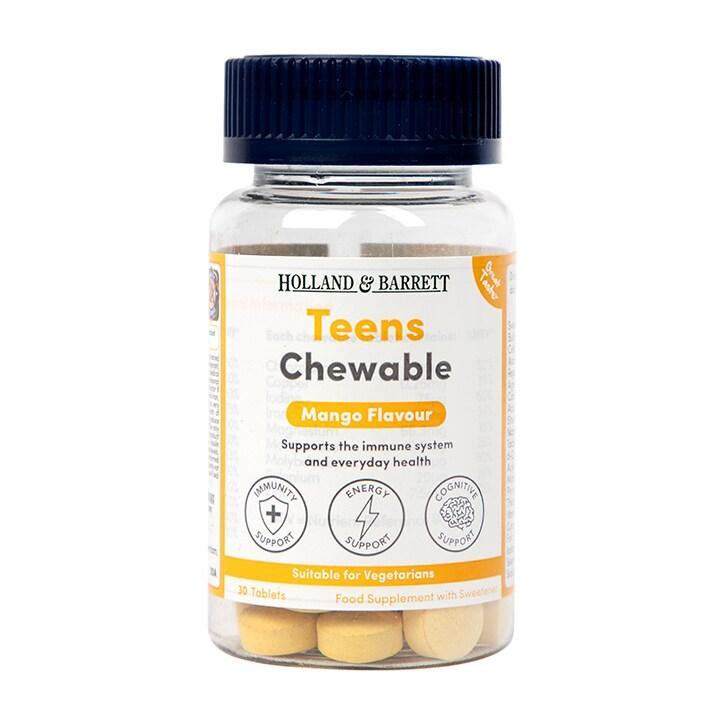 Holland & Barrett Teens Chewable Mango Flavour 30 Tablets - BeesActive Australia