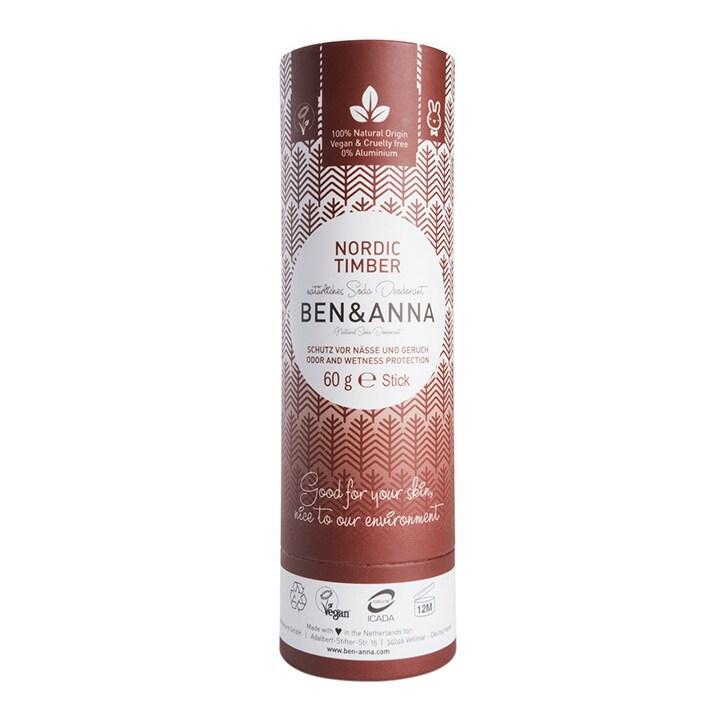 Ben & Anna - Nordic Timber Deodorant 60g - BeesActive Australia