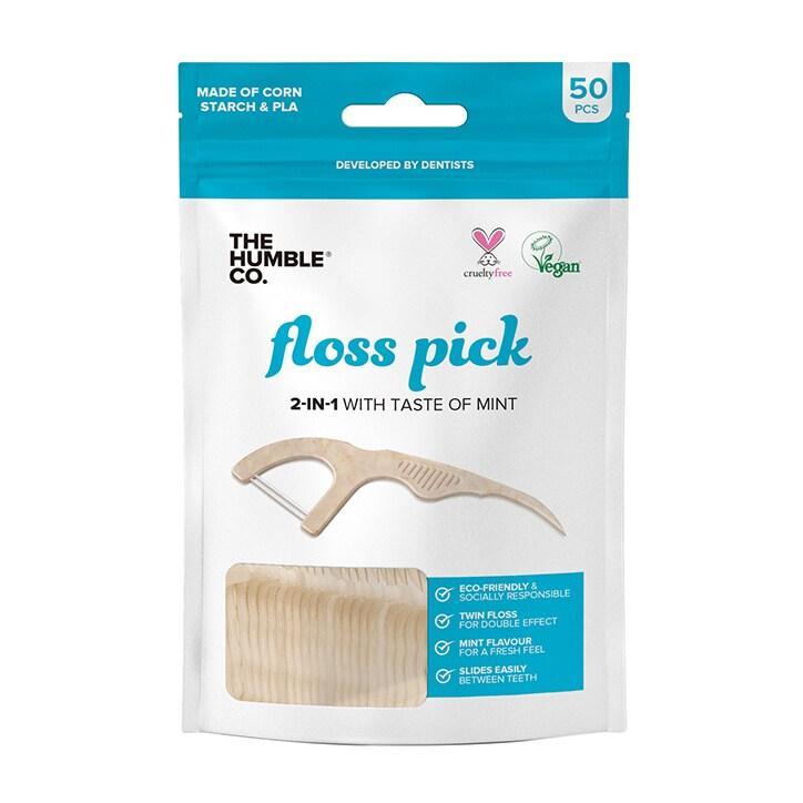 Humble Corn Starch Floss Picks Mint - BeesActive Australia