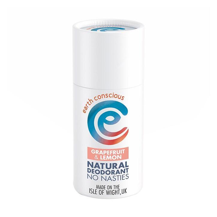 Earth Conscious Natural Deodorant Stick - Grapefruit & Lemon 60g - BeesActive Australia