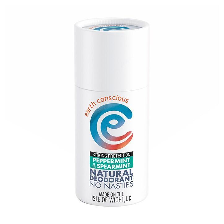 Earth Conscious Natural Deodorant Stick - Peppermint & Spearmint 60g - BeesActive Australia