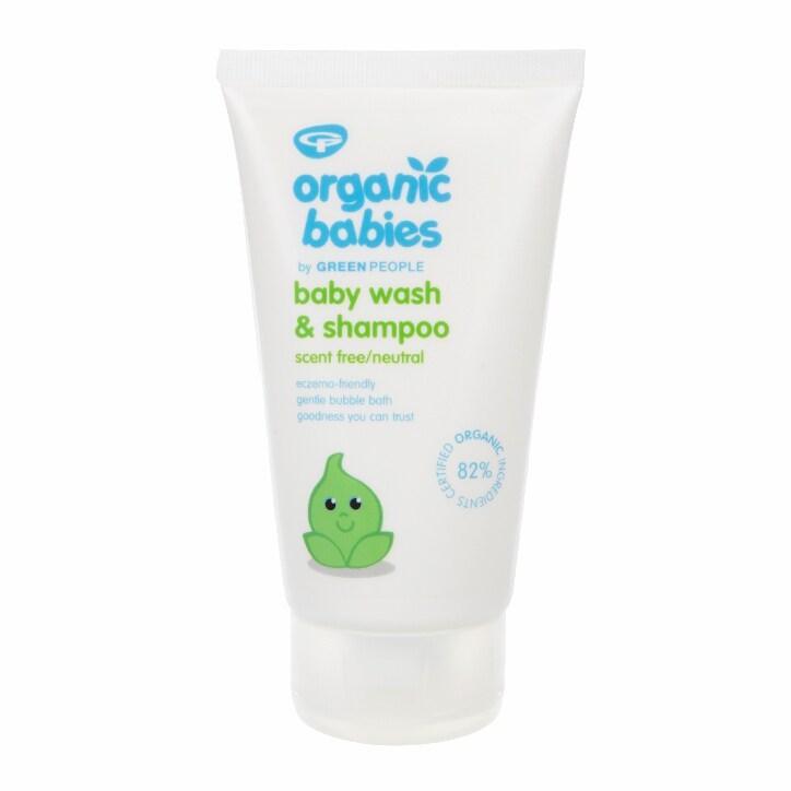Green People Baby Wash & Shampoo - Scent Free 150ml - BeesActive Australia