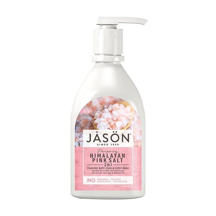 Jason Himalayan Pink Salt 2 in 1 Bath Soak & Body Wash 887ml - BeesActive Australia
