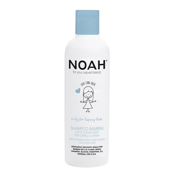 Noah Kids Shampoo - Milk & Sugar for Long Hair 250ml - BeesActive Australia