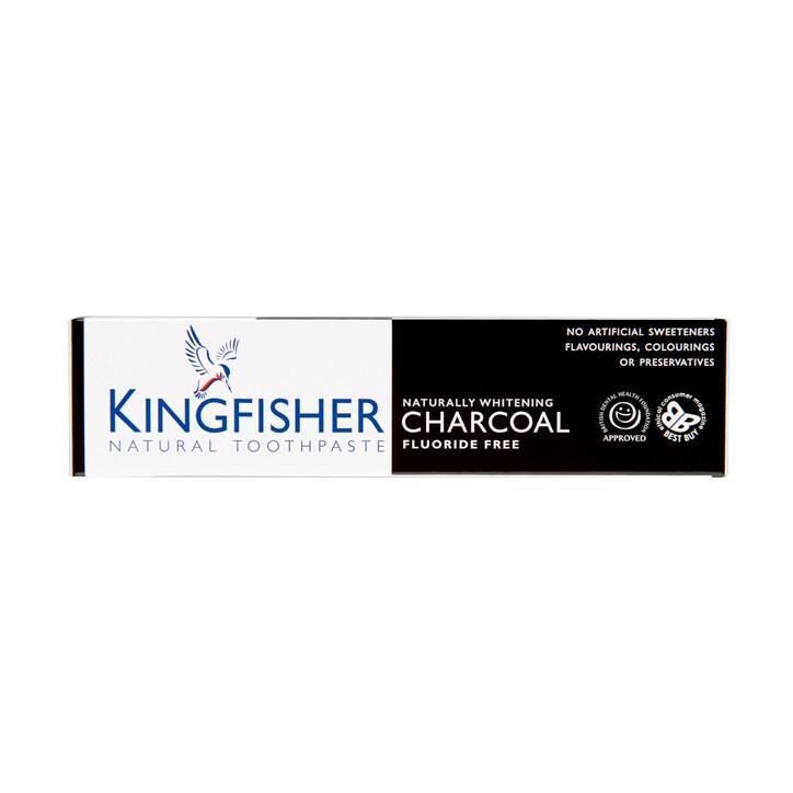 Kingfisher Naturally Whitening Charcoal Toothpaste 100ml - BeesActive Australia