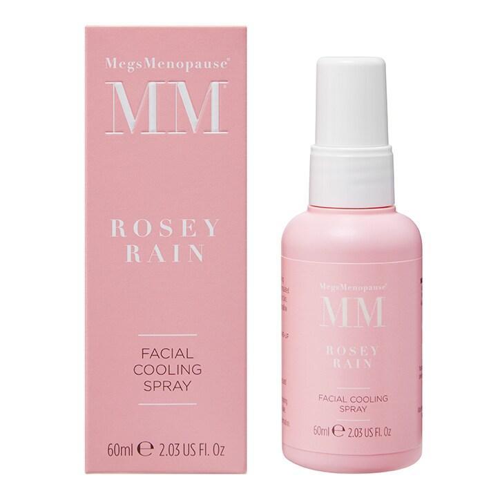 Meg's Menopause Rosey Rain Facial Cooling Spray 60ml - BeesActive Australia