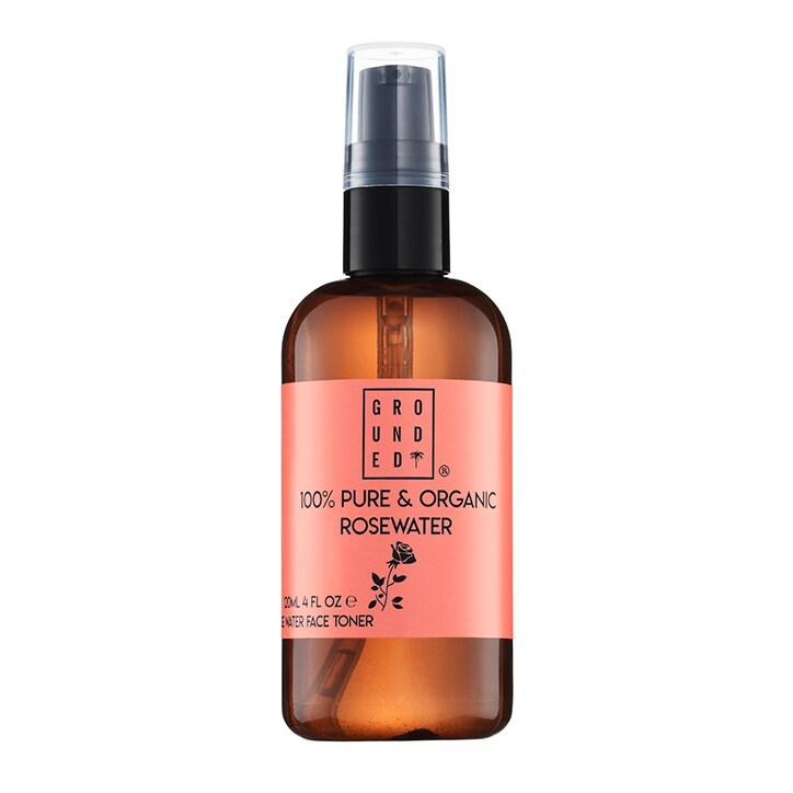 Grounded Organic Rose Water Toner 60ml - BeesActive Australia