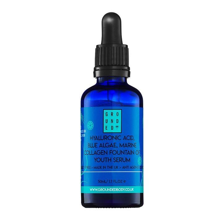 Grounded Hyaluronic Acid Blue Algae Facial Serum 50ml - BeesActive Australia