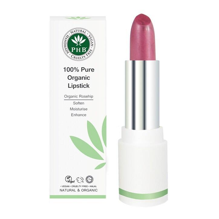 PHB 100% Pure Organic Lipstick - Mulberry 9g - BeesActive Australia