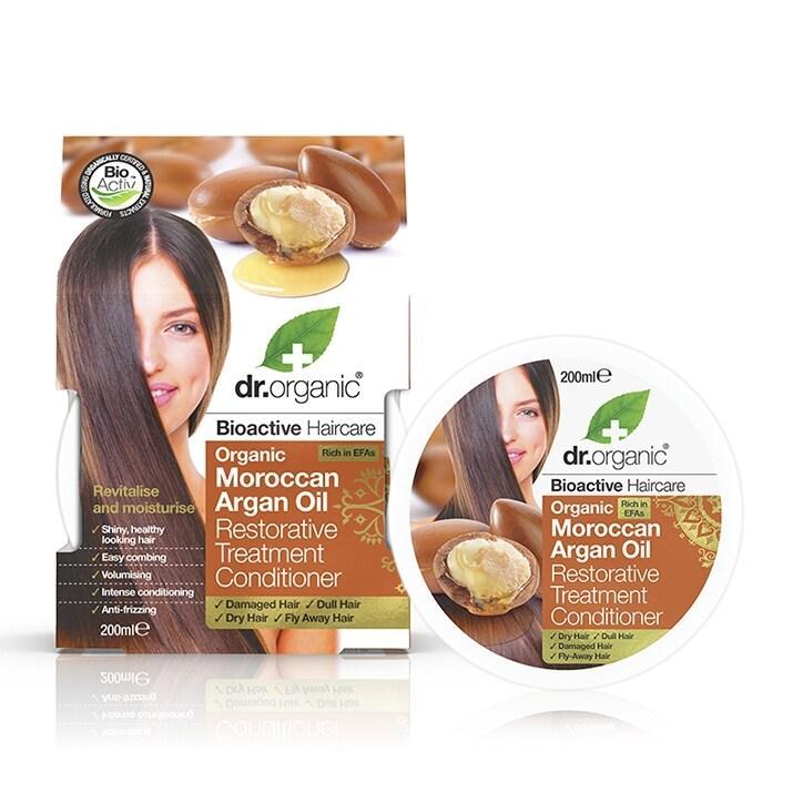 Dr Organic Moroccan Argan Oil Restorative Treatment Conditioner 200ml - BeesActive Australia