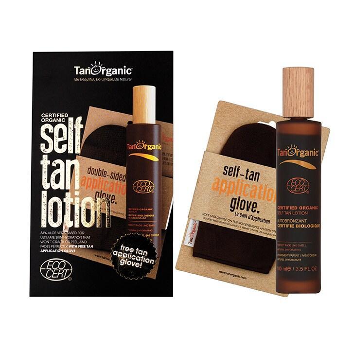 TanOrganic Self Tanning Lotion & Application Glove 100ml - BeesActive Australia