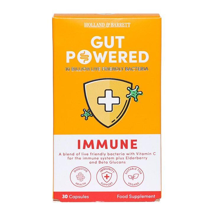Holland & Barrett Gut Powered Immune Support 30 Capsules - BeesActive Australia