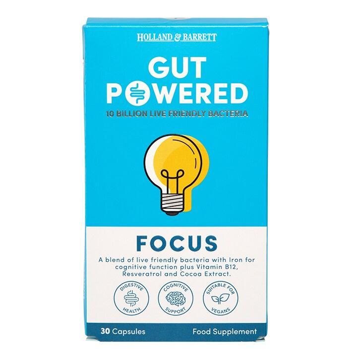 Holland & Barrett Gut Powered Focus 30 Capsules - BeesActive Australia