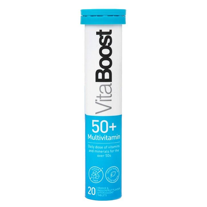 Vitaboost Multivitamin 50+ Effervescent 20 Tablets - BeesActive Australia