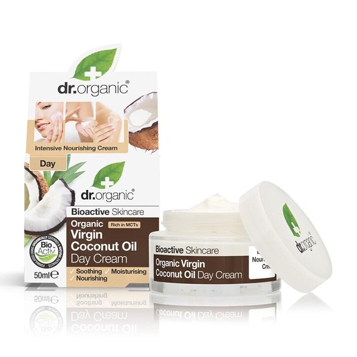 Dr Organic Virgin Coconut Oil Day Cream 50ml - BeesActive Australia