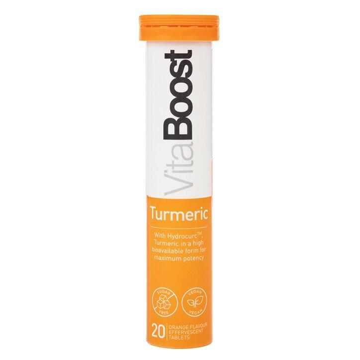 Vitaboost Turmeric Effervescent 20 Tablets - BeesActive Australia