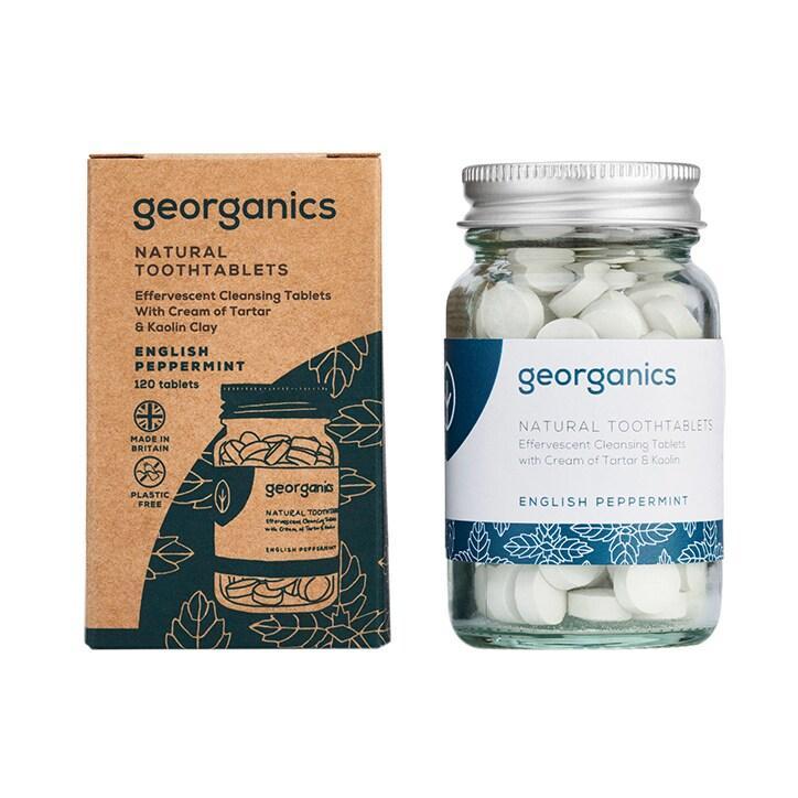 Georganics Toothpaste Tablets - English Peppermint 120 tablets - BeesActive Australia