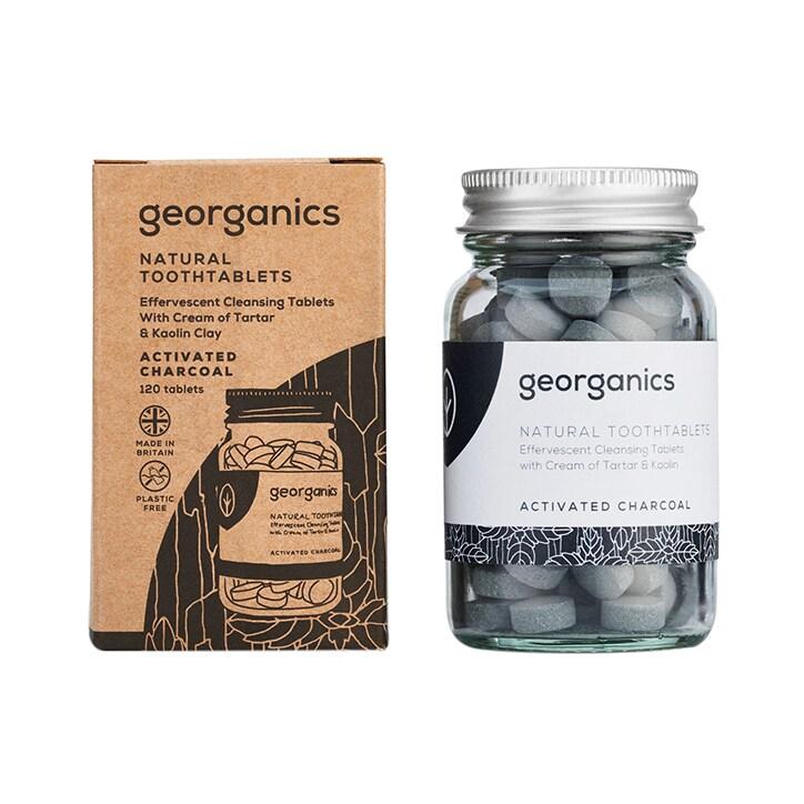Georganics Toothpaste Tablets - Activated Charcoal 120 tablets - BeesActive Australia