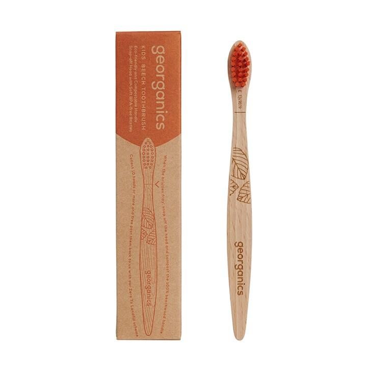 Georganics Beechwood Toothbrush - Kids - BeesActive Australia