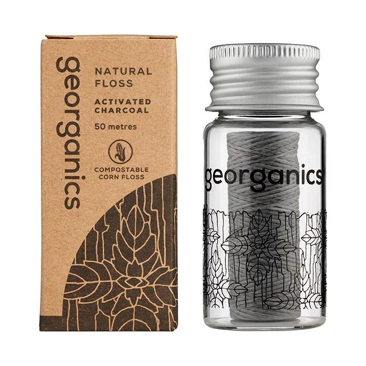 Georganics Natural Floss - Charcoal - BeesActive Australia