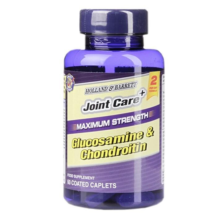 Holland & Barrett Max Strength Glucosamine & Chondroitin 60 Caplets - BeesActive Australia
