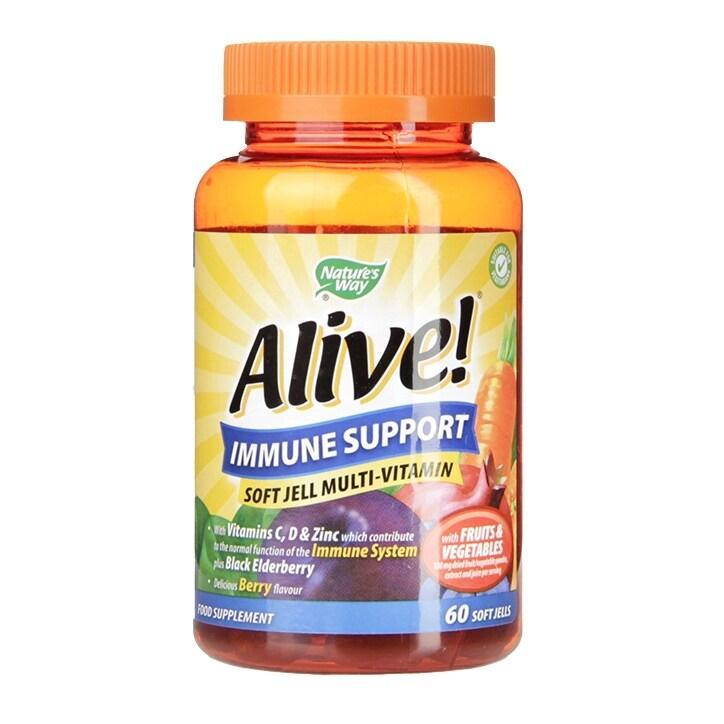 Nature's Way Alive! Immune Support Soft Jell 60 Tablets - BeesActive Australia