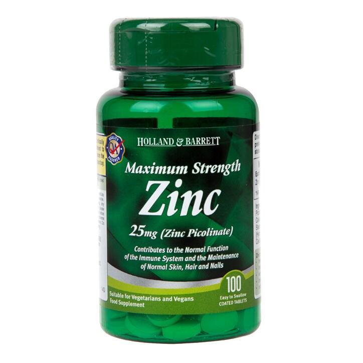 Holland & Barrett Zinc Picolinate 100 Tablets 25mg - BeesActive Australia