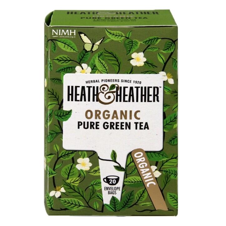 Heath & Heather Organic Green Tea 20 Tea Bags - BeesActive Australia