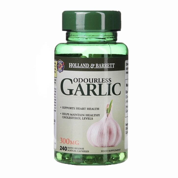 Holland & Barrett Odourless Garlic 300mg 240 Capsules - BeesActive Australia