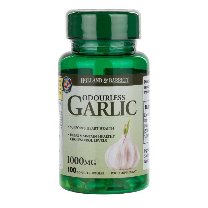 Holland & Barrett Odourless Garlic 1000mg 100 Capsules - BeesActive Australia