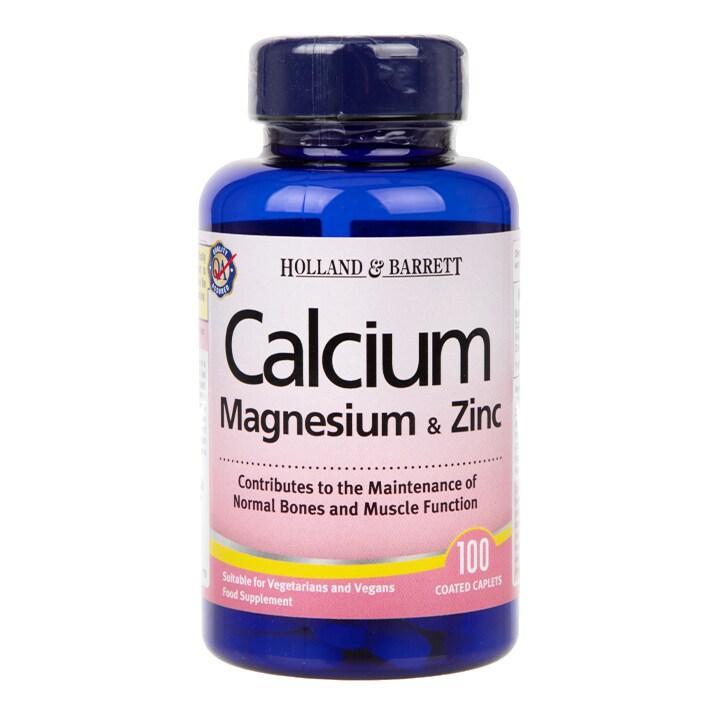 Holland & Barrett Calcium Magnesium & Zinc 100 Caplets - BeesActive Australia