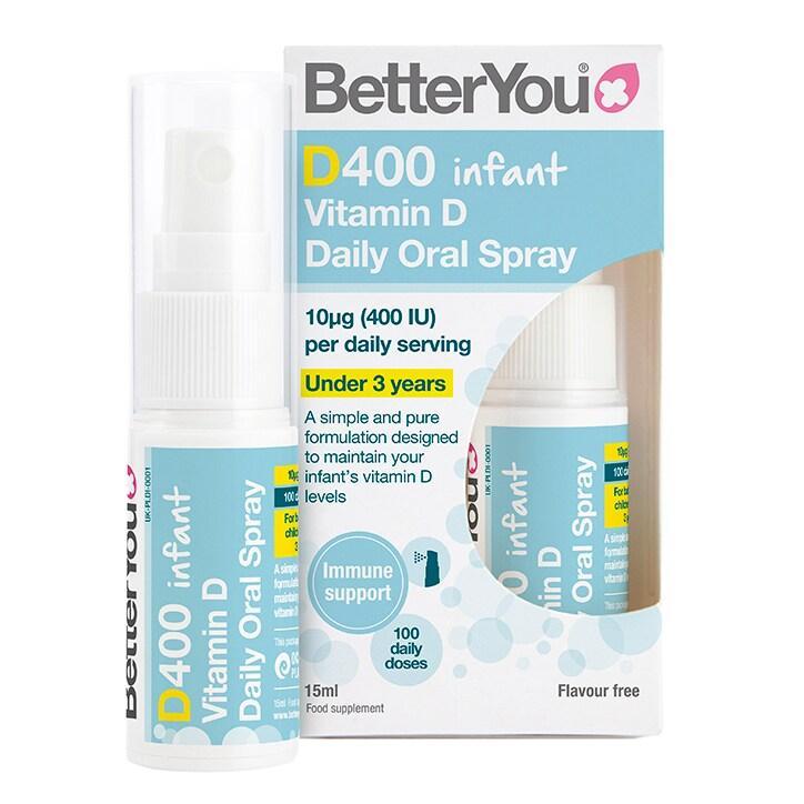 BetterYou D400 Infant Vitamin D Daily Oral Spray 15ml - BeesActive Australia