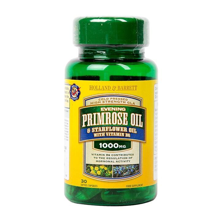 Holland & Barrett Evening Primrose & Starflower Oil 1000mg 30 Capsules - BeesActive Australia